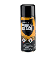 Spray - Chaos Black 400mL: Games Workshop Citadel Paint picture