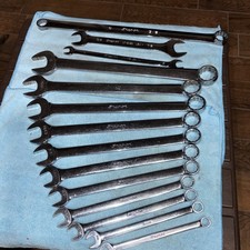 Snap-On 11 pc 12-Point SAE Combination Wrench Set OEX711B (3/8–1
