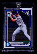 George Lombard Jr. CHROME 1ST ROOKIE CARD New York Yankees RC picture