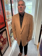 Hickey Freeman 100% Cashmere Camel Sports Jacket, Size 50R picture