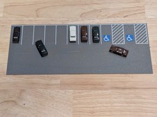 MRG RoadWayz - N Scale Road System - Parking Lot *Straight* - 248mm x 100mm picture