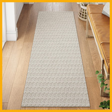 Collive 2x7 Washable Farmhouse Boho Kitchen Hallway Runner Rug Low-Pile picture