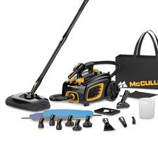 McCulloch MC1375 Canister Steam Cleaner - 90 Min Runtime, 20 Accessories picture