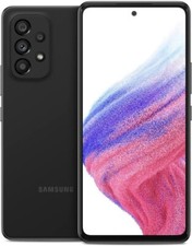 (TracFone GSM Unlocked) Samsung Galaxy A53 5G A536U 128GB Black 6.5