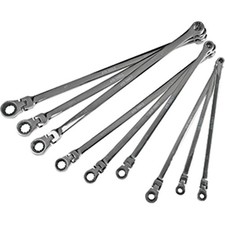 9pc SAE XL Flex Head Spline Ratcheting Box End Wrench Set ATD-6509 Brand New picture