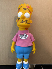 RARE SCREAM QUEEN 5 SIGNED BART SIMPSON -LINNEA-BRINKE-BOBBIE-MONIQUE-MICHELLE picture