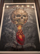 Coheed And Cambria 2006 North American Tour Poster Signed By Band & EMEK 144/400 picture