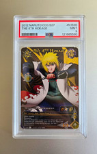 2012 Naruto CCG N1590 The 4th Hokage PSA 9 Mint Hero's Ascension Super Rare picture