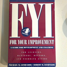 FYI For Your Improvement 4th Edition Coaching Guide Lombardo & Eichinger (PB) picture