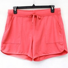 T by Talbots Plus Orange Cotton Pockets Stretch Shorts 0X fits XL picture