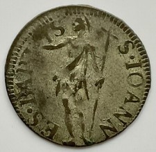 CRAZIA 1723-1737 GIAN GASTONE DE MEDICI FLORENCE TUSCANY SILVER COIN picture