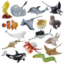 Toymany 16-Piece Sea Animals Figurines Playset picture