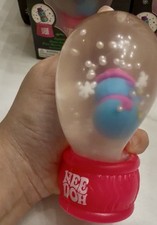 2026 NeeDoh Schylling SnowGlobe- Pink with Snowman picture