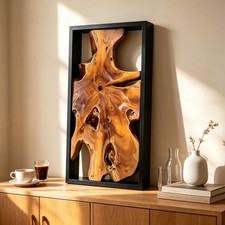 Rustic Teak Wood Wall Decor 17