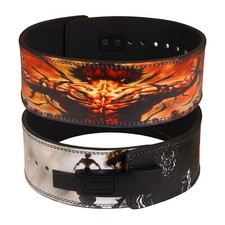 Baki Anime Weightlifting Lever Belt 10mm Thick Gym powerlifting Belt Deadlifting picture