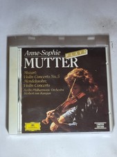 Anne-Sophie Mutter Plays Mozart & Mendelssohn Violin Concertos CD Karajan DG picture