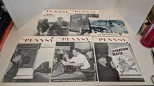 Lot- Pennsylvania Railroad The Pennsy Employee Magazines, Map & Pictorial Review picture