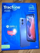 TracFone Motorola Moto G Play 2024 XT2413V 64GB Blue New Open Box picture