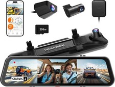 WOLFBOX 3 Channel G900 Tripro 4K Dash Cam Cabin STARVIS 2 IMX678, Wifi & GPS picture