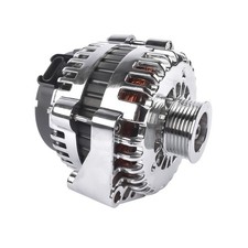 Chrome Alternator AD244 High Output For GM LS LS1 Truck 1999-2006 220 AMP 12V picture