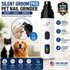Upgraded Silent Groom Pro Nail Grinder Heusom Silent Grind Pro for Dogs Nail picture