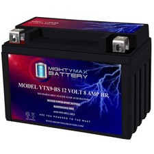 Mighty Max YTX9-BS Battery Replacement for PTX9BS Predator Generator (8750 watt) picture