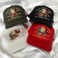 US 250th Anniversary Embroidered Cap Semiquincentennial Structured Baseball Hat picture