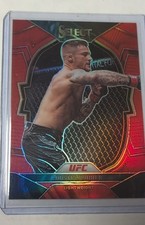 2023 Panini Select UFC - Concourse Dustin Poirier #75 Red Prizm /175 picture