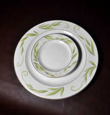 Bernardaud Frivole Dinner & Salad Plate Combo Limoges Fine Porcelain China picture