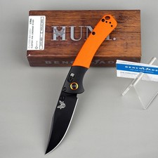 Benchmade 15085 Mini Crooked River Orange G10 S30V Blade AXIS Lock Folding Knife picture