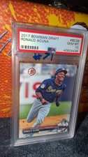 2017 Bowman Draft - Ronald Acuña Jr. #BD-39 (RC) PSA 10 picture
