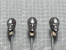 Painted 1/12 Movie Dr. Doom Head Sculpt Fit 6'' ML Action Figure picture