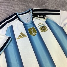 Adidas Argentina 2022 World Champions Home Jersey JM5897 Mens Size M NWT picture