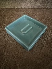 Rookwood Pottery Blue Tray / Ashtray / Soap Dish 1951 #7079C - MCM picture