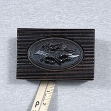 Antique J.H. Heller in Bern Swiss Music Box 4 Airs Carved Wood O Tannenbaum picture