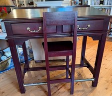 Gorgeous Maitland-Smith Solid Cherry Wood Drafting Table picture
