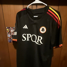 adidas AS Roma Paulo Dybala #21 SPQR Soccer Jersey Shirt Black Men’s XL picture