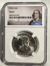 1949-S (MS65) Franklin Half Dollar 50C NGC picture