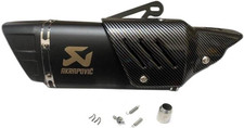 Akrapovic Exhaust Muffler Slip-On Carbon Fiber Motorcycle Black Silencer 51mm picture