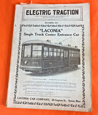Electric Traction January- December 1915 Volume XI Laconia Car Company Brill picture