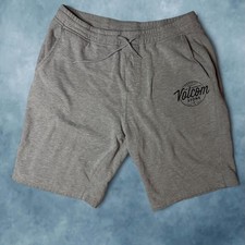 Volcom Stone Fleece Sweat Shorts Gray Large picture