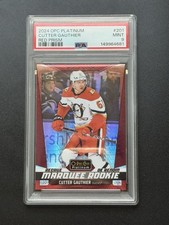 2024-25 O-Pee-Chee Platinum Marquee Rookies Cutter Gauthier #201 Red Prism /199 picture