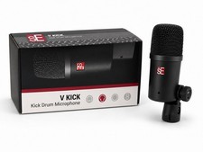 Se Electronics V KICK Black Dynamic Kick Drum Microphone Bass Guitar Cab Mic picture