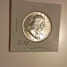 1961 Franklin Half Dollar 50C Silver 0.9  picture