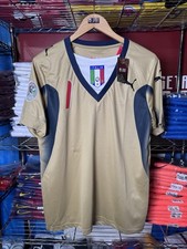 PUMA Italy National Team Gianluigi Buffon #1 Soccer Jersey Gold Blue size M picture