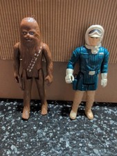 Vintage Star Wars Chewbacca Figure Kenner 1977 ANd Hoth Han Solo  picture