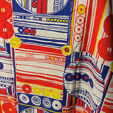 1971 Vintage - Marimekko Cotton Fabric - Designed By The Legendary Finnish Artis picture