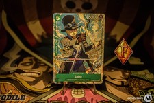 ONE PIECE TCG SABO RARE 3RD ANNIVERSARY PROMO ALT ART OP09-027 NM picture
