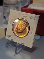 2024-P Kennedy Half Dollar Copper 50C Uncirculated Toned Philadelphia Mint picture