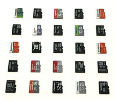 25 USED MICRO SD CARDS, ASSORTED BRANDS, 32GB picture